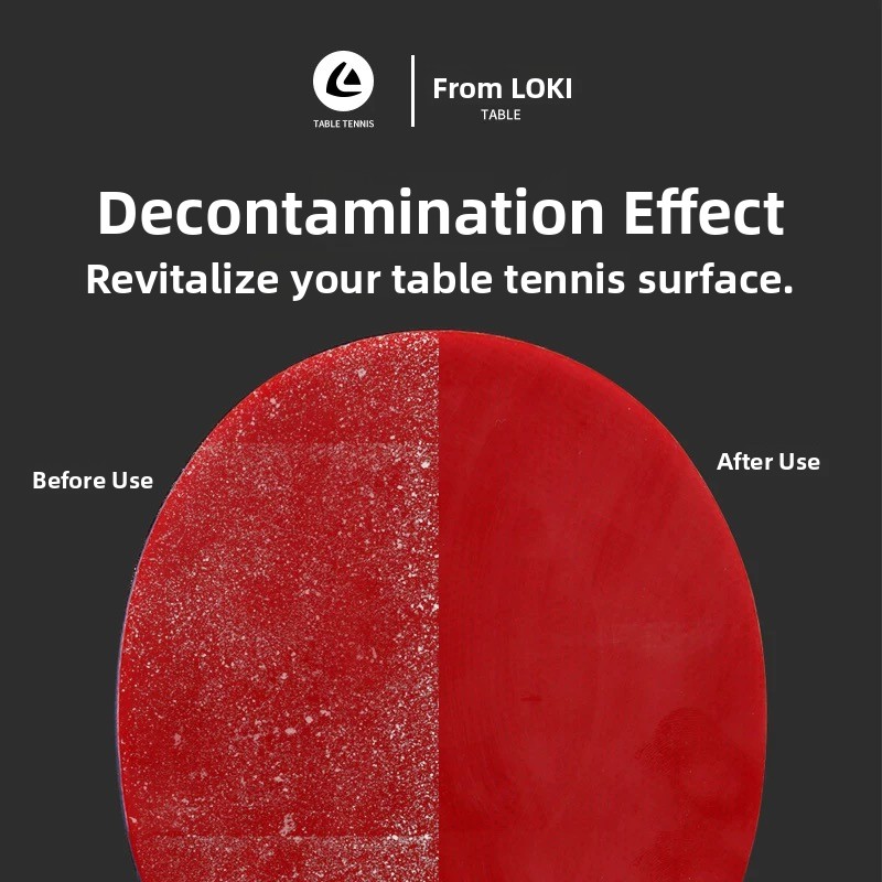 سائل تنظيف ومادة لاصقة لفرشاة  - مراجعة Table Tennis Loki وسعره
